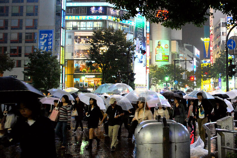 heavy rainfall in tokyo japan. is june good time to go to tokyo?